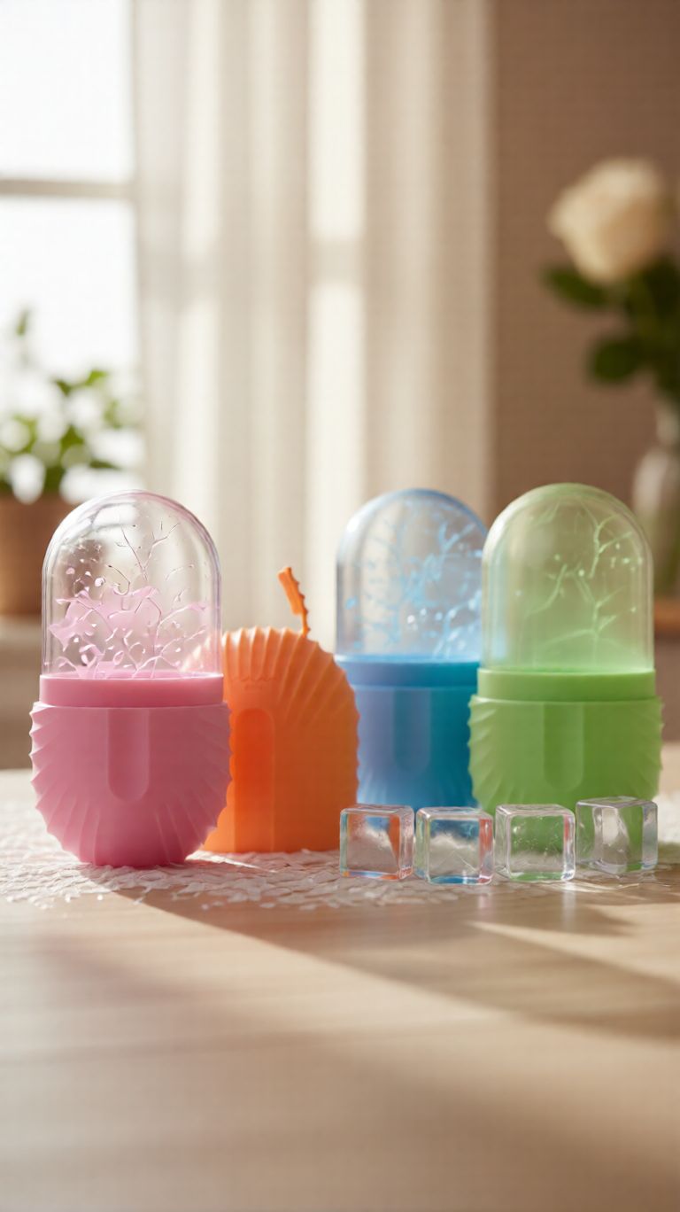 Silicone Cube Facial Ice Roller